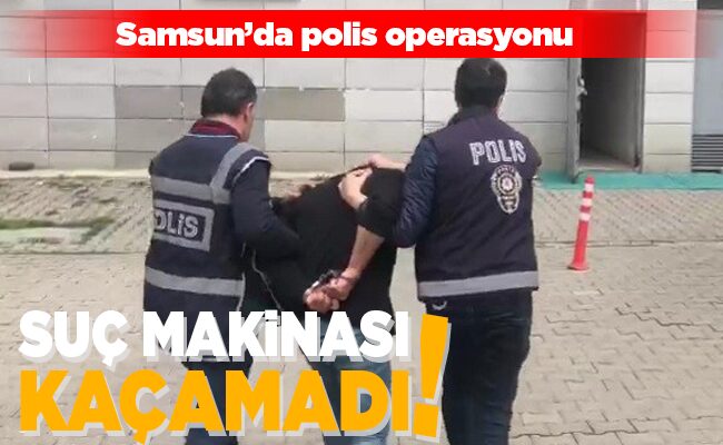 SUÇ MAKİNASI KAÇAMADI!