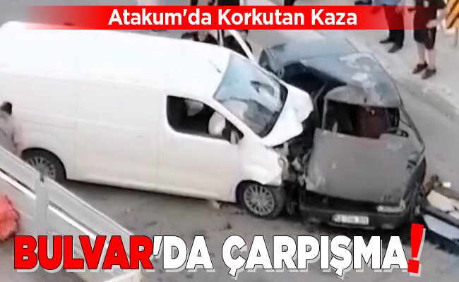 BULVAR’DA ÇARPIŞMA!