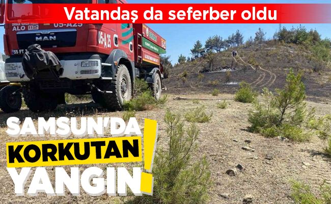 SAMSUN’DA KORKUTAN YANGIN!