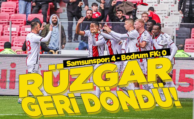 RÜZGAR GERİ DÖNDÜ!