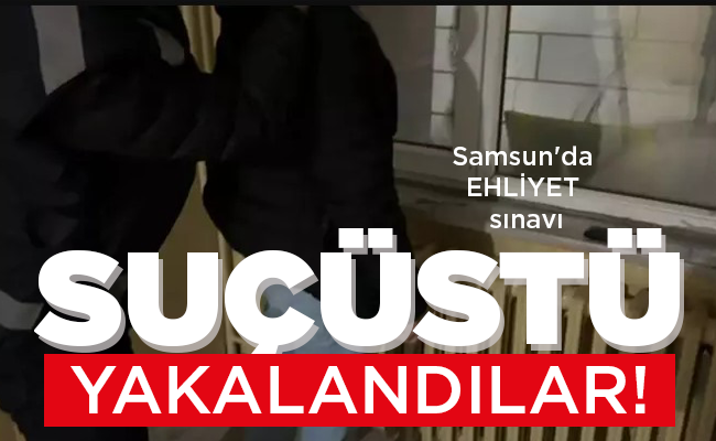 SUÇÜSTÜ YAKALANDILAR!