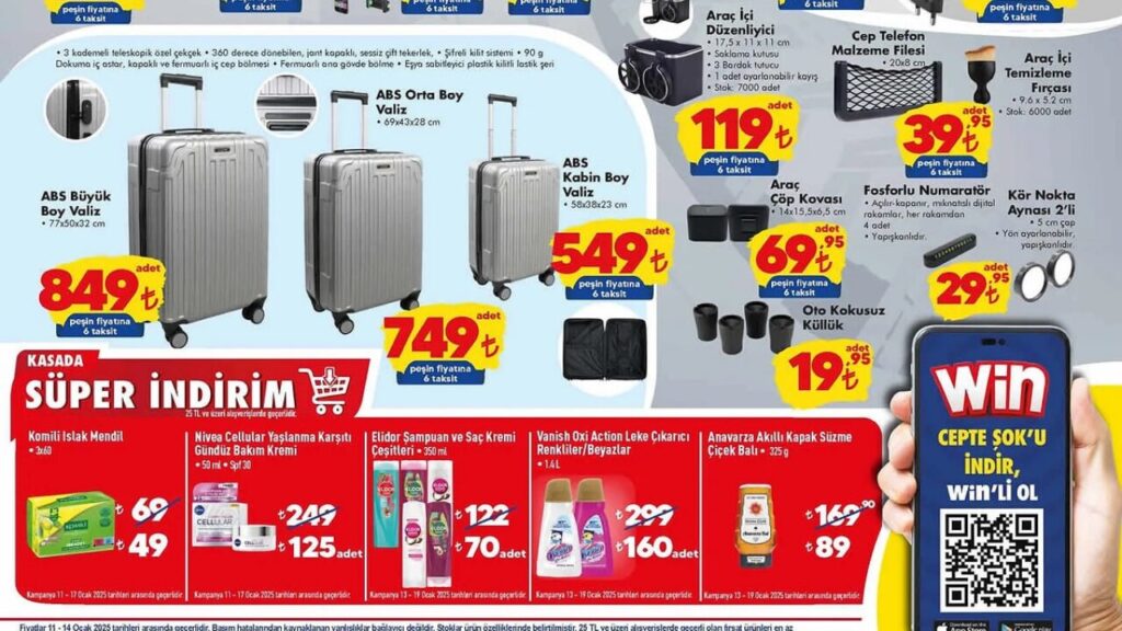 ŞOK’ta Elidor, Nivea ve Komili Ürünlerine İndirim Geliyor! ŞOK 14 Ocak Aktüel Kataloğu