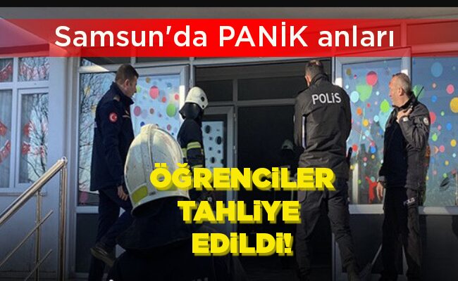 ÖĞRENCİLER TAHLİYE  EDİLDİ!