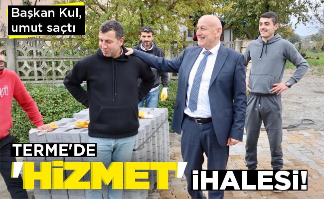 TERME’DE ‘HİZMET’ İHALESİ!