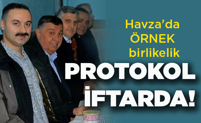 PROTOKOL İFTARDA!