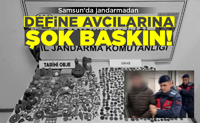 DEFİNE AVCILARINA ŞOK BASKIN!