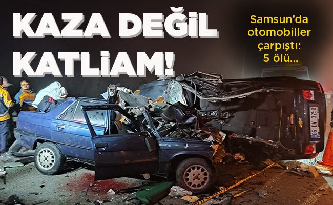KAZA DEĞİL KATLİAM!