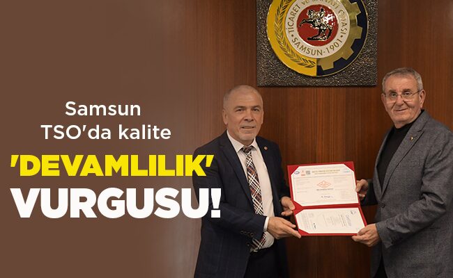 ‘DEVAMLILIK’ VURGUSU!