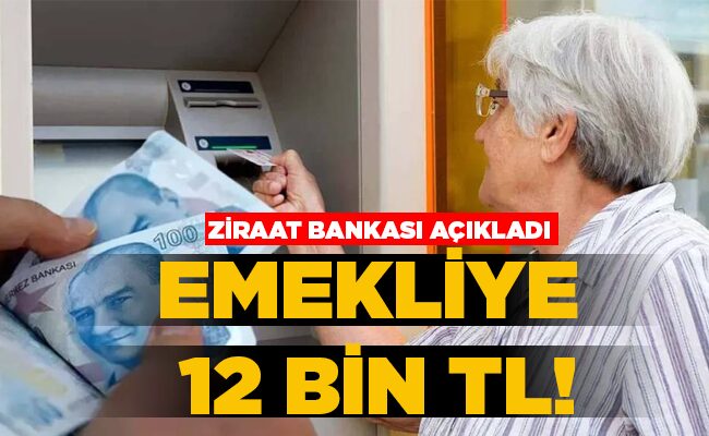 EMEKLİYE 12 BİN TL!