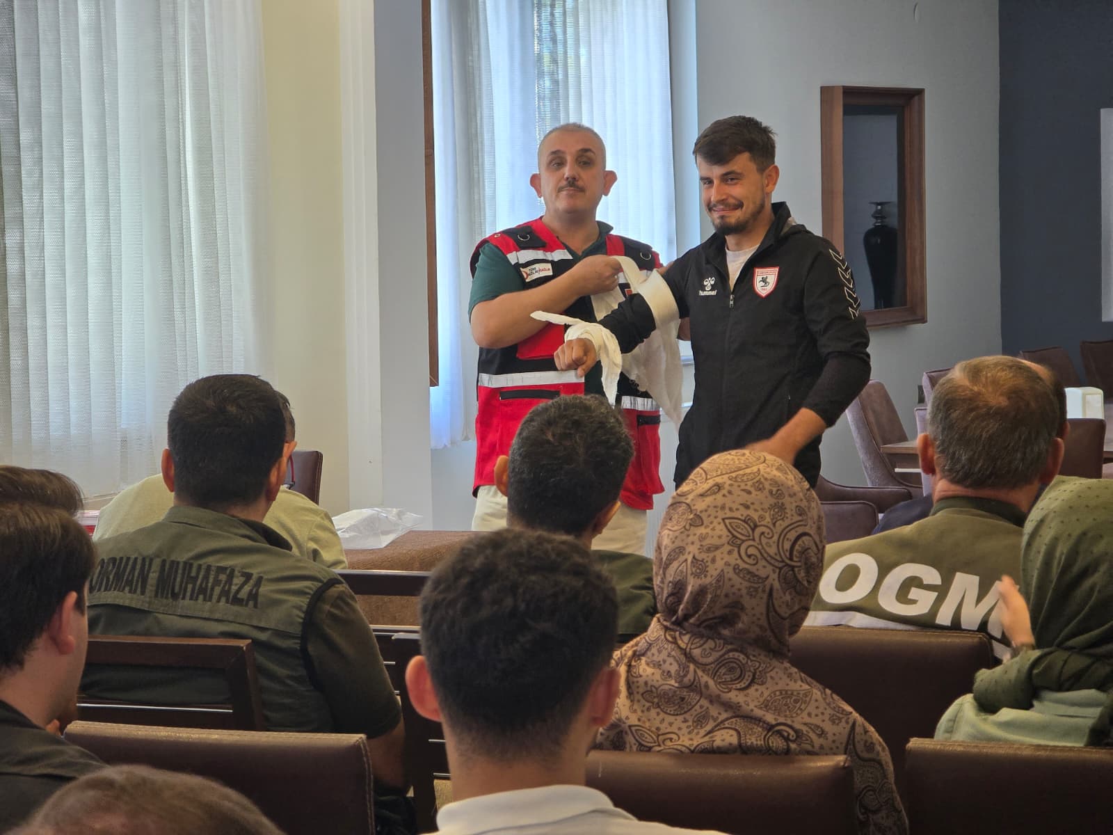 Samsun'da 'Kızılay' eğitimleri
İLK YARDIM
HER YERDE!