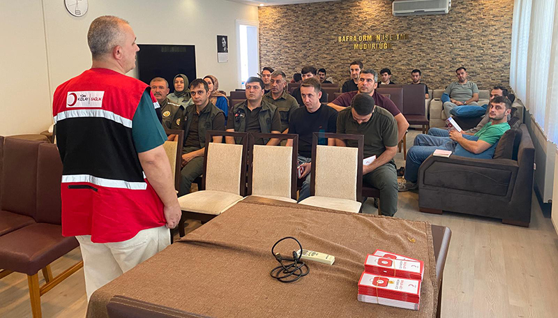 Samsun'da 'Kızılay' eğitimleri
İLK YARDIM
HER YERDE!