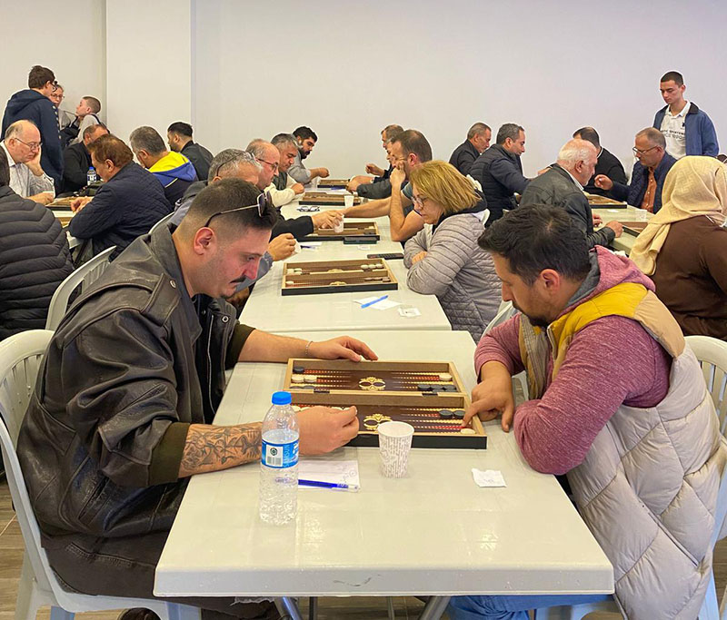 SAMSUN’DA
TAVLA TUTKUNLARI
LOVELET’TE
BULUŞTU!