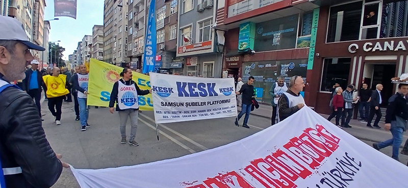 KESK, Samsun'dan seslendi
'GEÇİNEMİYORUZ!..'