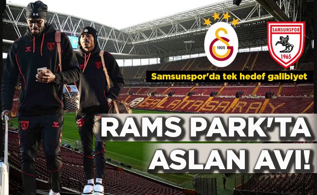 Samsunspor’da tek hedef galibiyet RAMS PARK’TA ASLAN AVI!