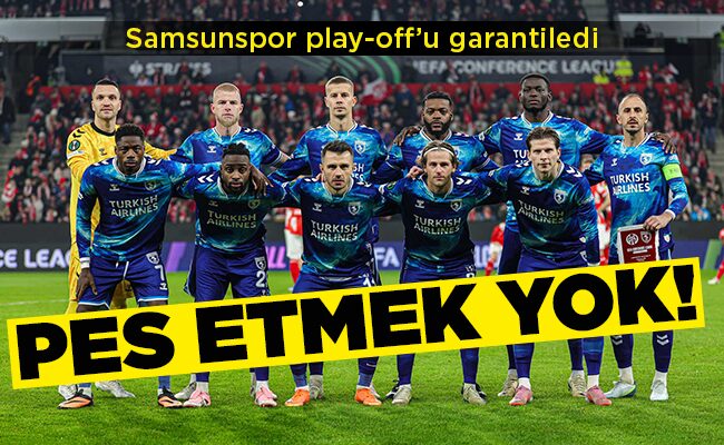 Samsunspor play-off’u garantiledi  PES ETMEK YOK!