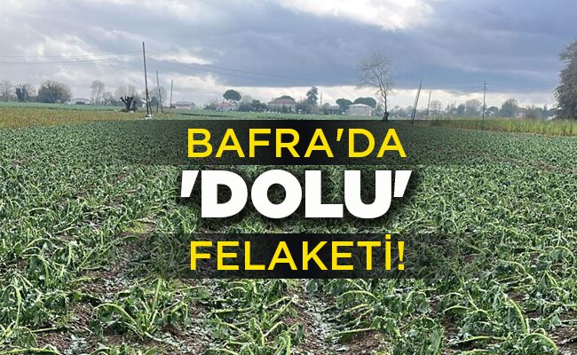 BAFRA’DA  ‘DOLU’ FELAKETİ!