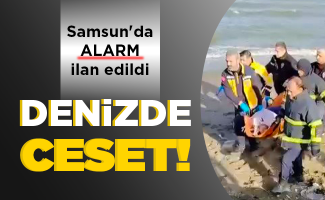 DENİZDE CESET!