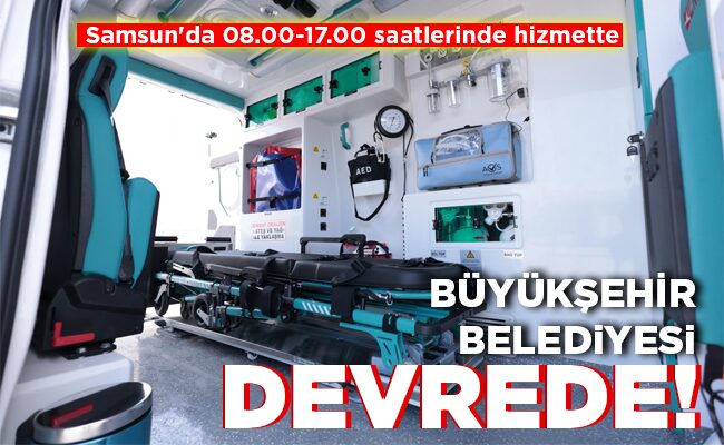 BÜYÜKŞEHİR  BELEDİYESİ DEVREDE!