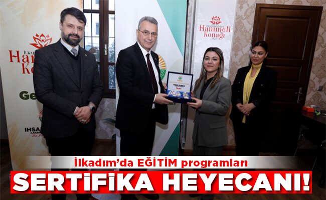 SERTİFİKA HEYECANI!