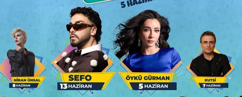 Festival maratonu başlıyor
TERME'DE
'SICAK' YAZ!