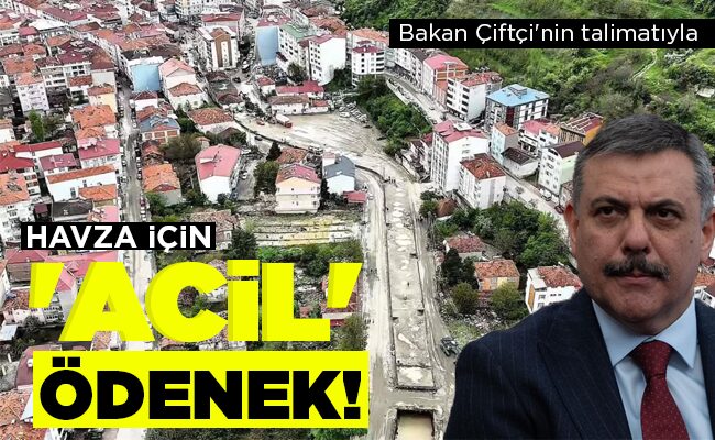 HAVZA İÇİN ‘ACİL’ ÖDENEK!