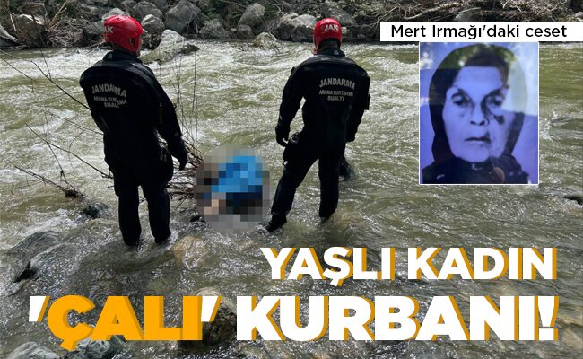 YAŞLI KADIN ‘ÇALI’ KURBANI!
