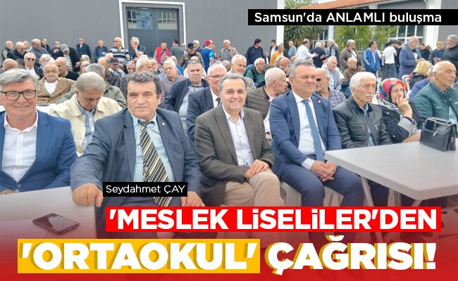‘MESLEK LİSELİLER’DEN ‘ORTAOKUL’ ÇAĞRISI!