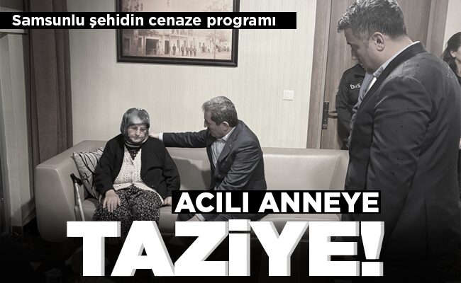 ACILI  ANNEYE  TAZİYE!