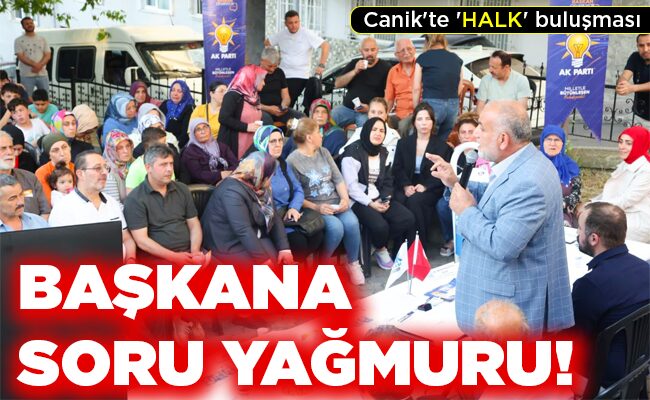 BAŞKANA SORU YAĞMURU!