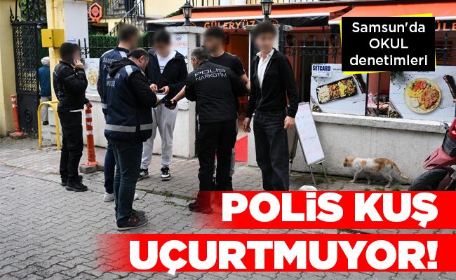 POLİS  KUŞ UÇURTMUYOR!