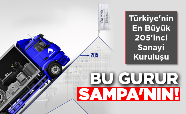 BU GURUR SAMPA’NIN!