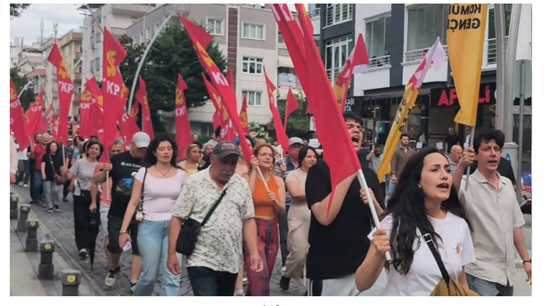 Zirve öncesi Samsun'da protesto
'NATO'YA ÖFKE!