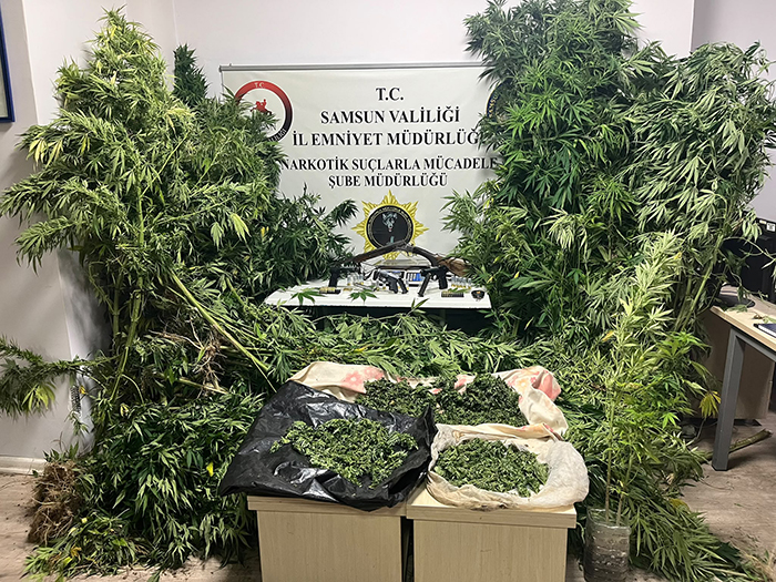 Samsun polisi havadan İZ sürdü BAFRA’DA DEV OPERASYON!