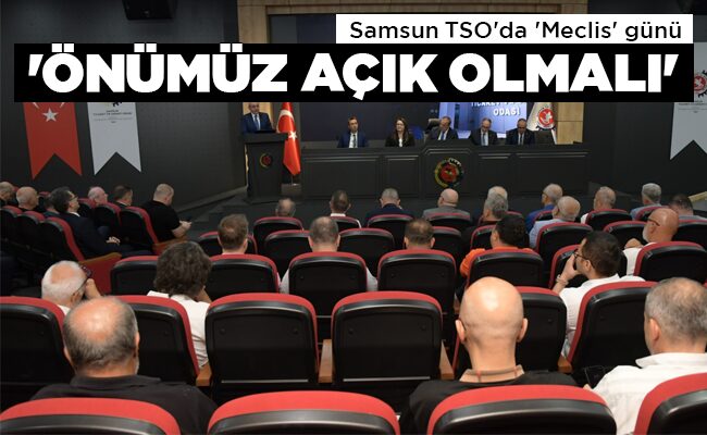 ‘ÖNÜMÜZ AÇIK OLMALI’