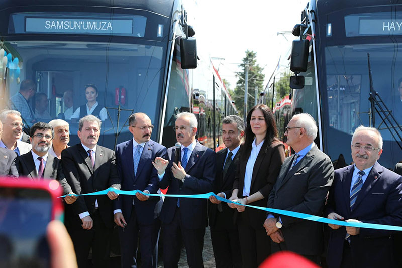 'Daha hızlı Samsun' hedefi
YENİ TRAMVAYLAR
HİZMETTE!
