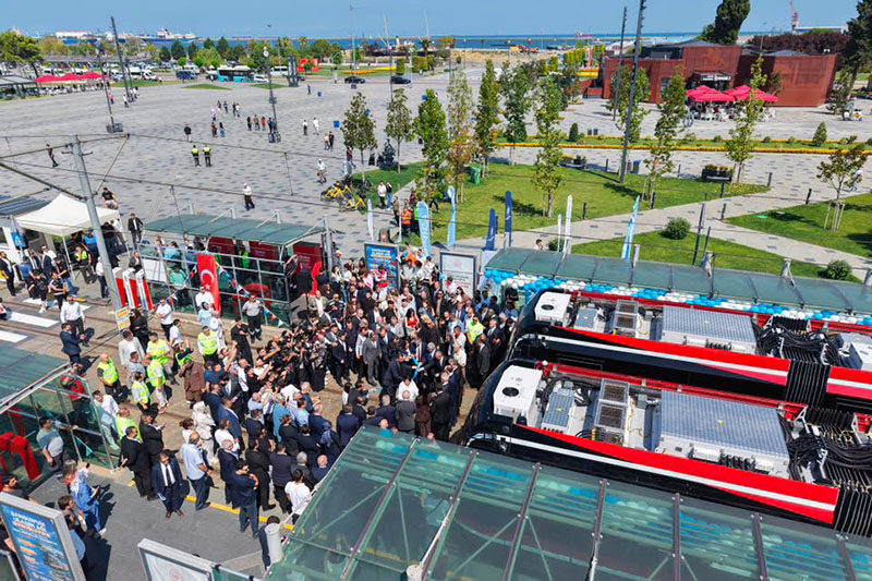 'Daha hızlı Samsun' hedefi
YENİ TRAMVAYLAR
HİZMETTE!
