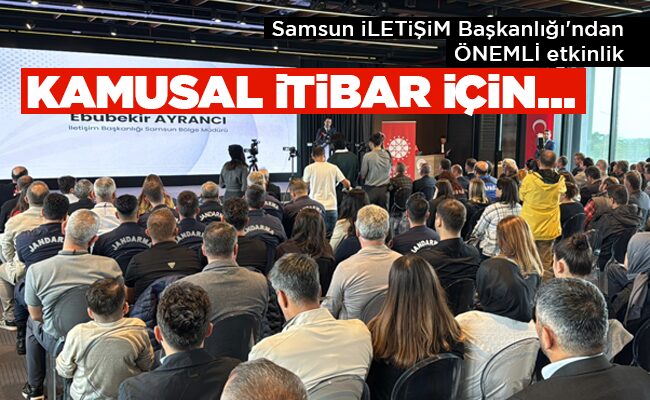 KAMUSAL İTİBAR İÇİN…