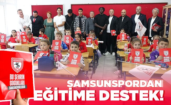 SAMSUNSPORDAN EĞİTİME DESTEK!