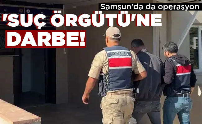 ‘SUÇ ÖRGÜTÜ’NE DARBE!