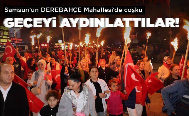 GECEYİ  AYDINLATTILAR!