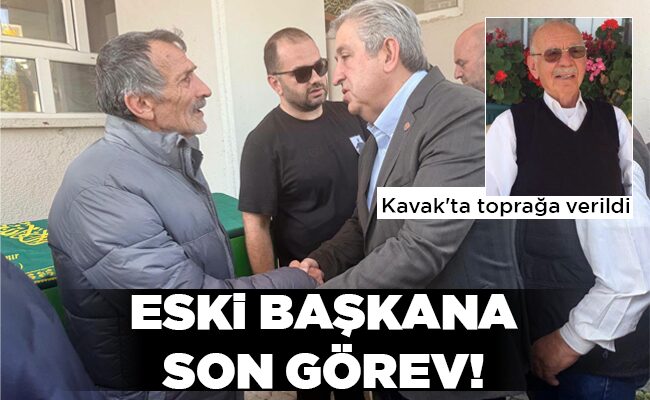 ESKİ BAŞKANA SON GÖREV!