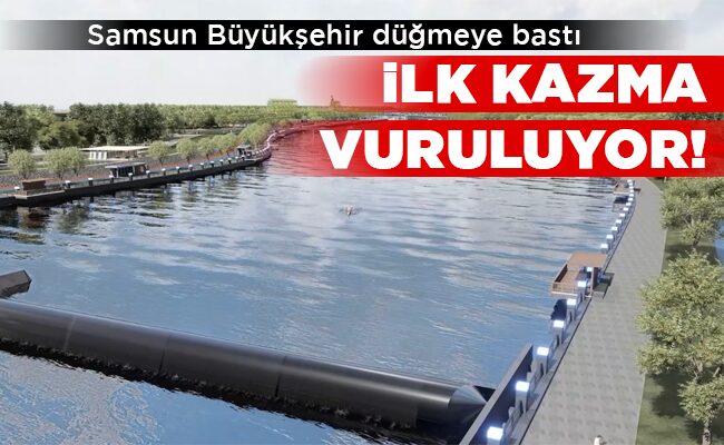 İLK KAZMA VURULUYOR!