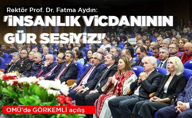 ‘İNSANLIK VİCDANININ GÜR SESİYİZ!’