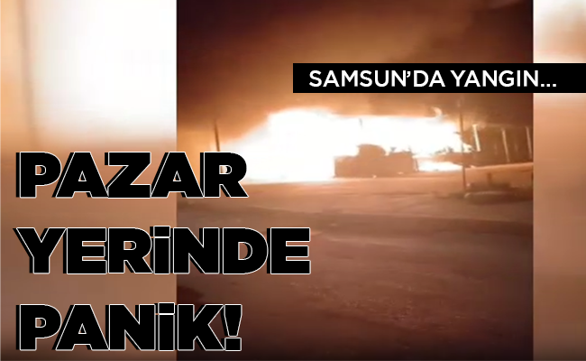 PAZAR YERİNDE PANİK!